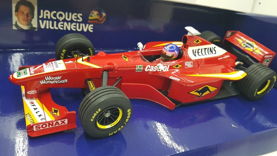 Paul's Model Art Williams FW20 Jacques Villeneuve 180980001 1998 1:18 F1 - Immagine 2 di 4