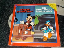 Mickey Knows Best The Importance of Being Donald Laserdisc Disney Free Ship 50