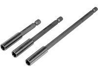 "Bithalter Magnetbithalter Set 3Tlg. Bits Bit Adapter Halter 1/4\" Magnet 50-150Mm"