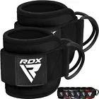 Leg Extension Ankle Straps by RDX, Gym Straps, Leg Press Machine, Glute Fitness