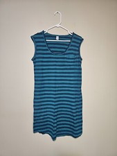 Old Navy Sleeveless Jersey T-shirt Dress Striped Women's Size Medium Short 