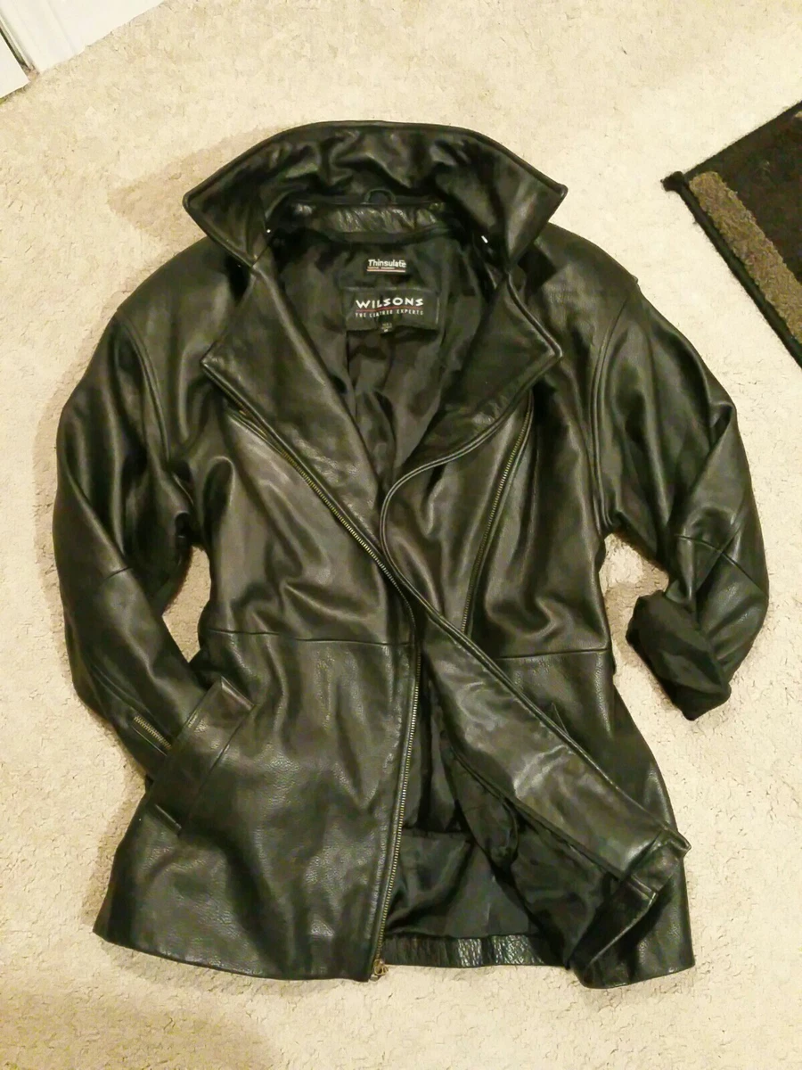 Wilsons leather shop womens trench coat
