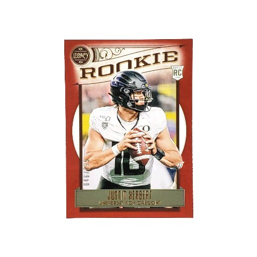 2020 Panini Legacy Justin Herbert #150 Red Parallel /299 Chargers RC  NM/M+