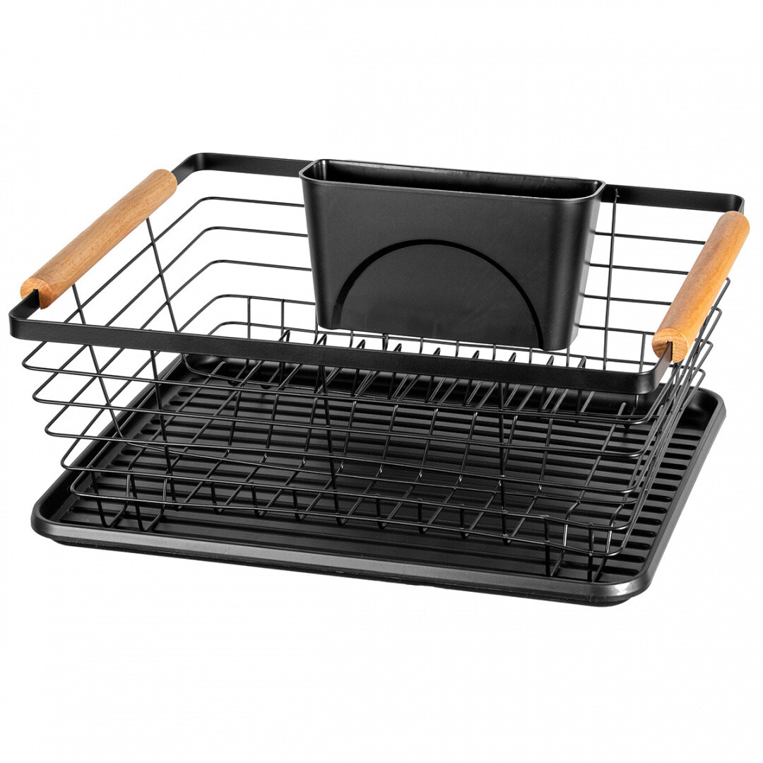 5904413383062 СУШИЛКА ДЛЯ ПОСУДЫ С ДРЕНАЖНЫМ УСТРОЙСТВОМ И ПОДДОНОМ 2312 BRUNBESTE 5890₽