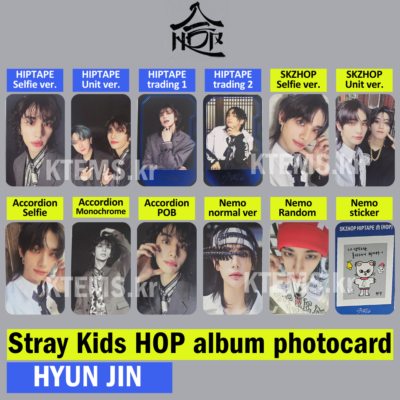 Stray Kids HOP HyunJin photocard album Accordion SKZHOP HIPTAPE