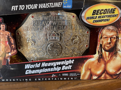 WWE World Heavy Weight Championship Silver Belt wIth Triple H
