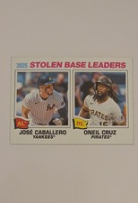 2026 Topps Heritage - League Leaders Oneil Cruz, Jose Caballero #4