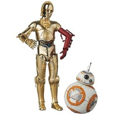 MAFEX C-3PO BB-8 SET Star Wars   The Force Awakens ABS ATBC-PVC Action Figure