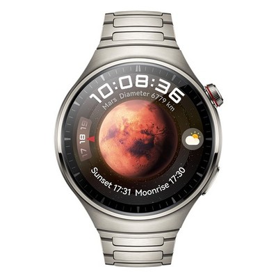 Aussteller Huawei Watch 4 Pro Elite Titan Smartwatch eSIM Herzfrequenz IP6X SpO2