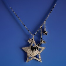 Swarovski Hello Kitty Rockstar Necklace Limited Edition With Box