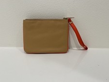 Talbots Wristlet Leather Beach Preppy  - EUC