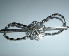 Medium Lilla Rose Flexi Hair Clip Geometric Silver NWT