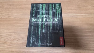 Enter The Matrix Old PC Game 'Making of' Korea DVD