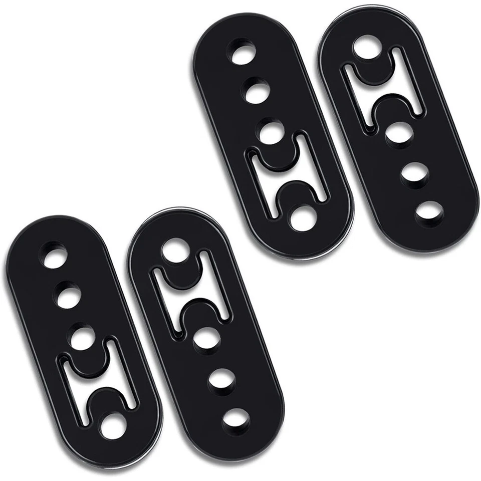 4pcs Universal Exhaust Hanger Rubber Adjustable Insulator Bushing Mount 4 Holes Foto 4 de 4