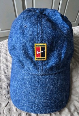 Nike Heritage 86 Court Tennis Cap Indigo Force Denim Agassi Style One Size