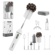 Bottle Cleaner , 11 in 1 Baby Bottle Brush, Drying Rack, Sponge Bottle Brush,...