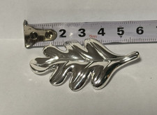 Brosche Schmuck 90er Jahre Blatt