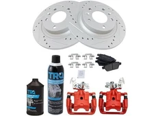 Rear Brake Pad Rotor and Caliper Set For 2006-2011 Mercury Milan 2007 JT679CR