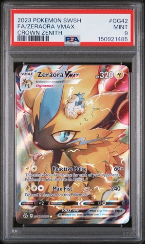 Zeraora VMAX graded PSA 9 for sale on eBay