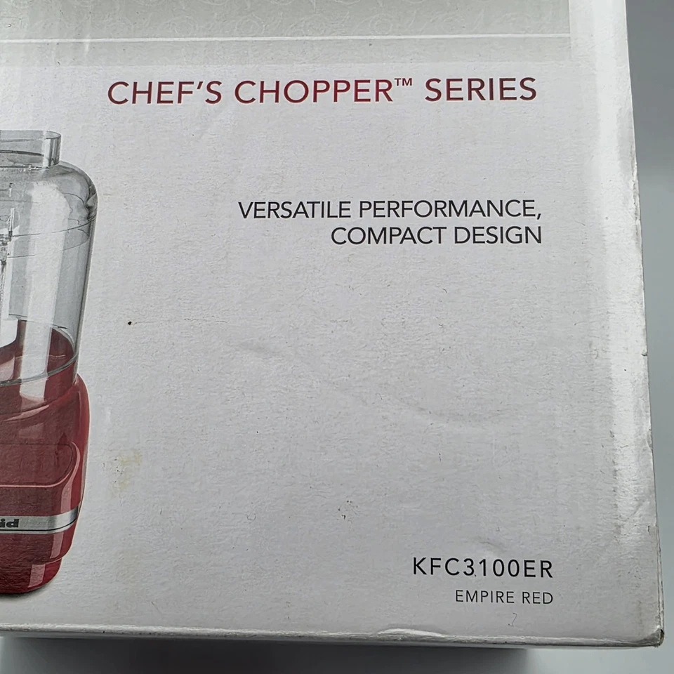 Kitchen Aid Chef’s Chopper 3 Cups Red New In Box KFC3100ER - New - Image 4 of 4