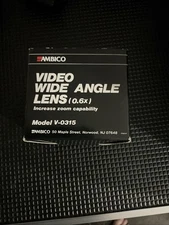 Ambico Japan V-0315 Camcorder Video Fish Eye Lens .6X Wide Angle Threaded Mount