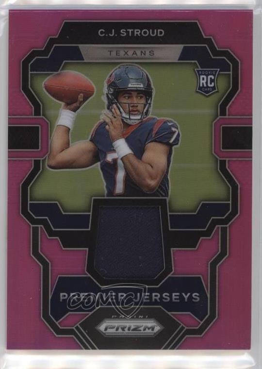 2023 Panini Prizm Premier Jerseys Pink Prizm CJ Stroud #PJ-CJS Rookie RC 1n4o