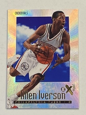 Allen Iverson 1996 Skybox E-X2000 #53 RC Credentials /499 76ers