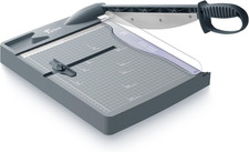12" Guillotine Paper Cutter, Heavy Duty 30-Sheet Capacity Trimmer for Cardstock