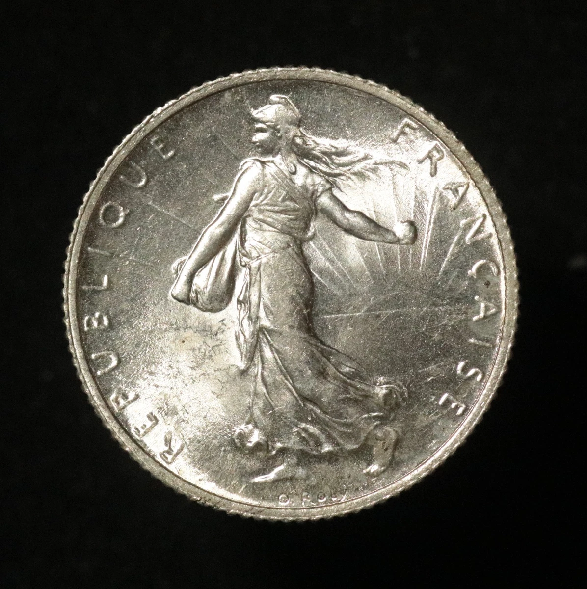 6108. 美品 1916年 フランス 1フラン 銀貨 6108. 美品 1916年 フランス 1フラン 銀貨 - メルカリ
