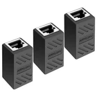3 Pcs Ethernet Cable Extender Network Adapter Extension Connector