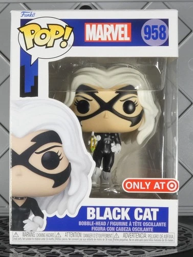 BLACK CAT Target EXCLUSIVE Funko Pop! 958 w/Protector Marvel Spider-Man