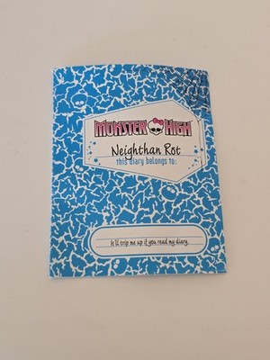 DIARY ONLY Monster High Doll Freaky Fusion Hybrids Neighthan Rot Unicorn Zombie