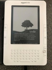 Amazon Kindle 2nd Generation Bundle With Case  Cable - Preowned, Works