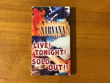 ニルヴァーナ ライブ!トゥナイト! 中古VHSビデオ　NIRVARNA LIVE Nirvana - Live Tonight Sold Out (VHS, 2000) for sale online | eBay