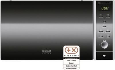 Caso Mikrowelle MCG25 Ceramic chef bis  2.050 Watt Grill+Heißluft+Keram. B Ware