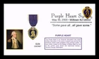 DR JIM STAMPS US PURPLE HEART BADGE OF MILITARY MERIT FDC GLEN CACHET COVER