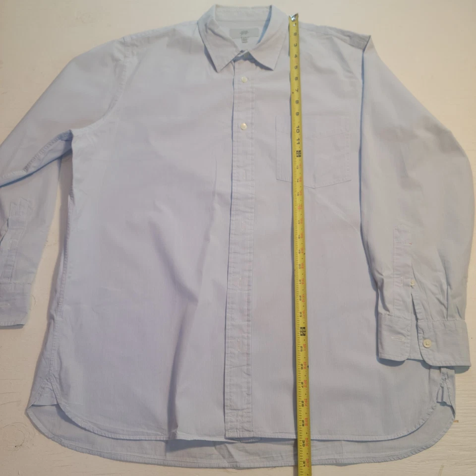 Jack Spade Men's Shirt XL Blue Warren Street New York Cotton Soft Casual Work - Image 2 of 4