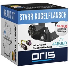 Für Ford Transit/Tourneo Custom 16-23 Oris Anhängerkupplung starr mit 13pol spez