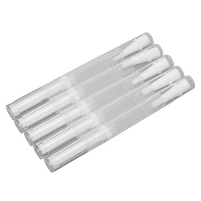4.5ml Empty Nail Oil Pen Brush Transparent Fillable Nail Oil Treatment Oil SET