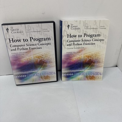 How to Program : Computer Science Concepts and Python Exercises 2016 DVD & Book
