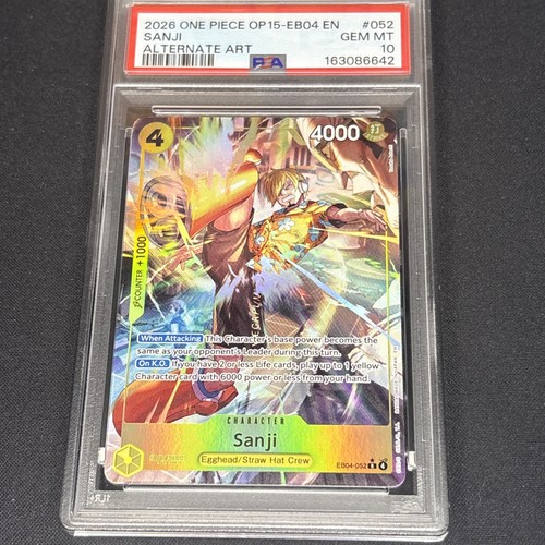 Sanji (Alternate Art) graded PSA 10 for sale on eBay