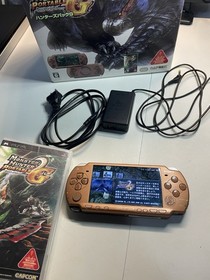 PSP-2000 Bronze Monster Hunter 2G Japan PlayStation Portable system US Seller