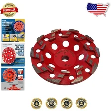 Elite 5" Diamond Grinding Disc: Superior Concrete, Epoxy, Coating Removal