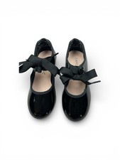 Capezio Little Kids Jr. Tyette Tap Shoe N625C PAT Size 9 1/2 W Black