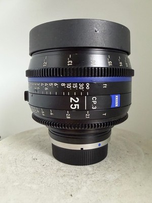 Zeiss CP.3 25mm T2.1 Cinema Lens EF Mount Compact Cine Prime - Full Frame