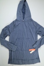 Womens Colsie Blue Long Sleeve Hoodie Medium NEW NWT