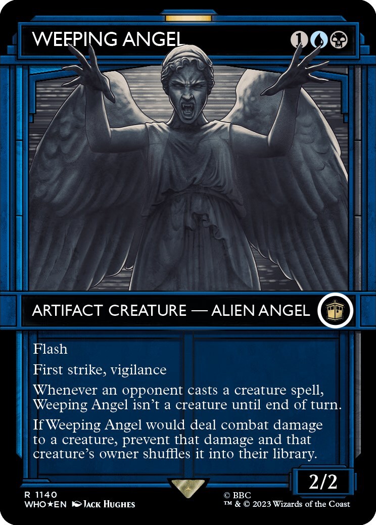 Buy Weeping Angel (Showcase) (Surge Foil) Universes Beyond: Doctor
