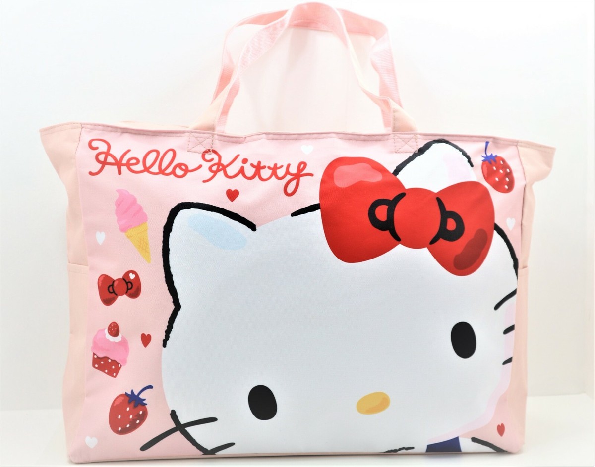 トートバッグ Hello Kitty | Hello Kitty fritzi Tote Bag Rose Cat HELLO KITTY EXTRA LARGE TOTE BAG | eBay