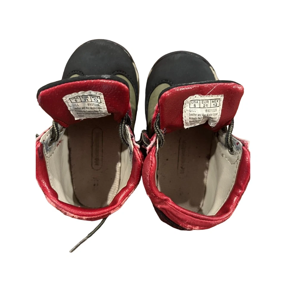 Sapatos de gravata KidConnection infantil masculino 5 - Azul marinho/verde/vermelho - Imagem 4 de 4