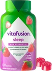 Vitafusion Max Strength 10 Mg  Melatonin Gummy Strawberry 50 Days 100 Count